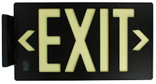 Image of UL 924 listed photoluminescent exit sign