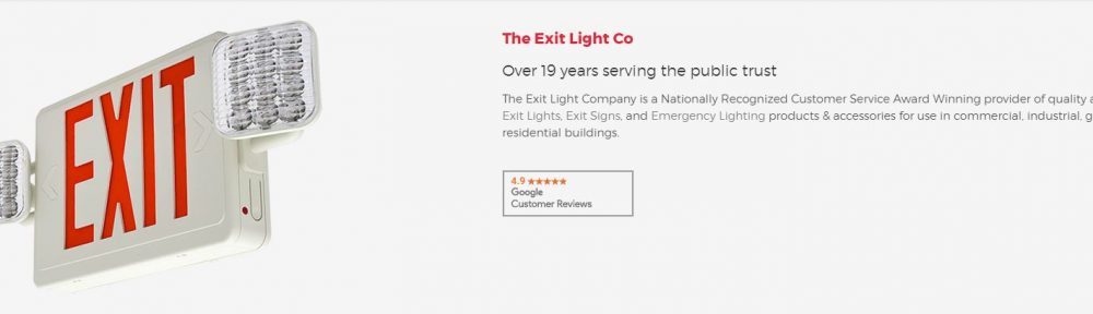 The Exit Light Co launches new website in 2019