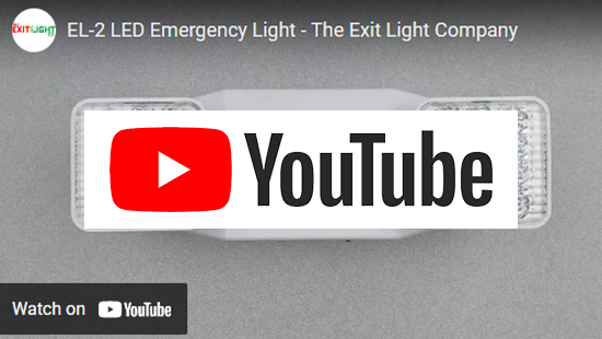 6 Pack LED Emergency Light with Battery Backup, Commercial Emergency Light  Fixtures with Two Adjustable Head, 180Mins, Hardwired LED Emergency Exit