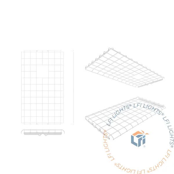 Commercial Lighting | Linear High Bay Wire Guard (Standard Output)