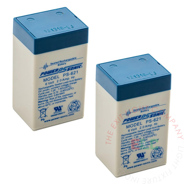 SLA Battery | 6V 2.0Ah | 2 Pack