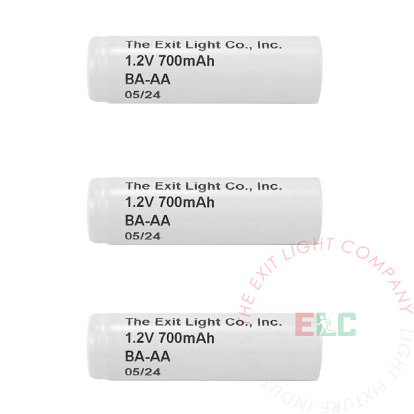 NiCad Battery | AA 1.2V 700mAh | 3 Pack