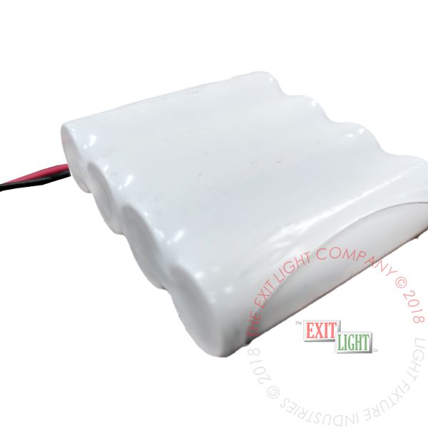 EMERGENCY EXIT LIGHT SIGN 4.8V 700mah NiCad BATTERY 