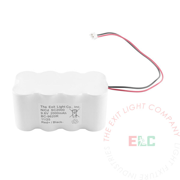 NiMH Battery | AA 9.6V, 2000mAh | 3 Pack