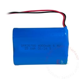 LiFePO4 6.4V 4000mAh Battery