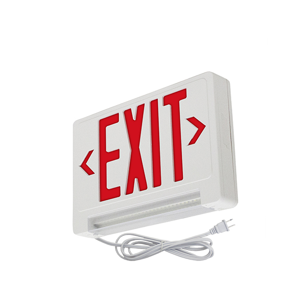 Corded Exit Signs and Corded Emergency Lights