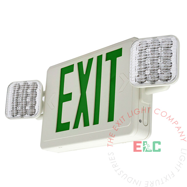 Details about   FULL LED EXIT EMERGENCY COMBO SIGN with Battery Backup