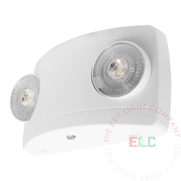 Compact LED Emergency Light - White Housing