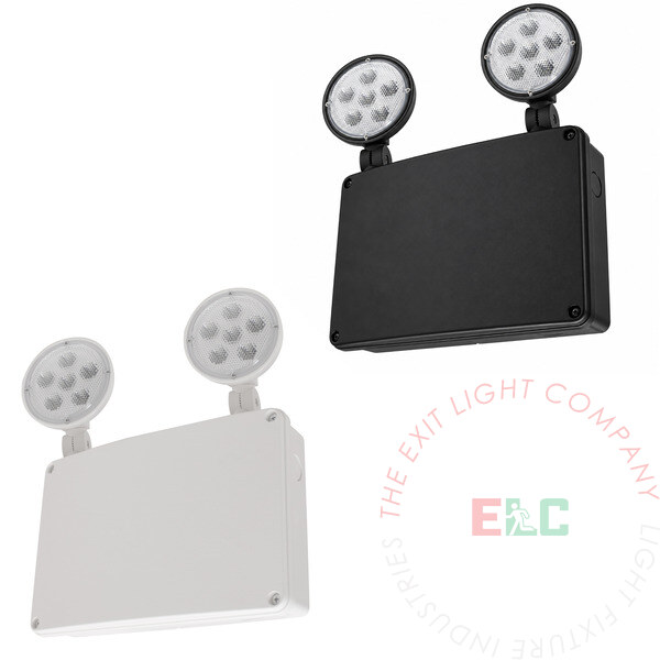 Industrial Grade Wet Location LED Emergency Light | Remote Capacity | Full Gasket | Cold Temp Option