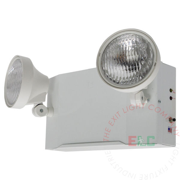 Steel Housing LED Emergency Light | Compact Round | 6 Volt 9 Watt | Made in  the USA