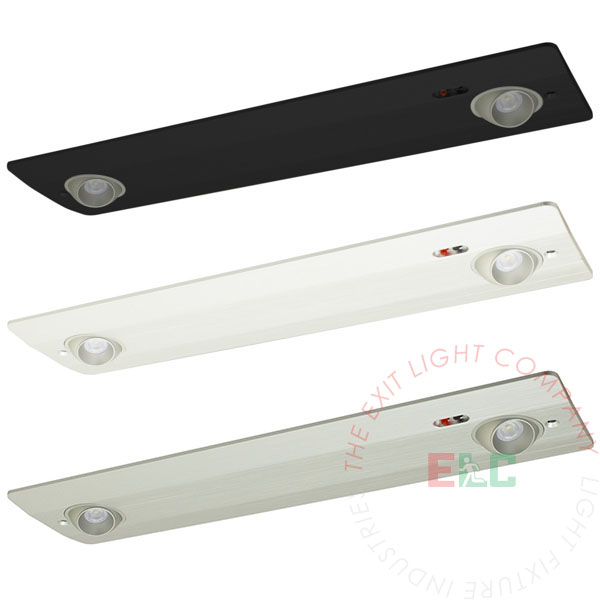 LED Recessed EL-RSLIM Architectural  Emergency Light 250 Lumens | Ceiling  |  24' Light Spread