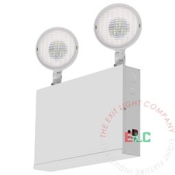 Steel Housing LED Emergency Light | 2 Heads | UL & NYC Approved