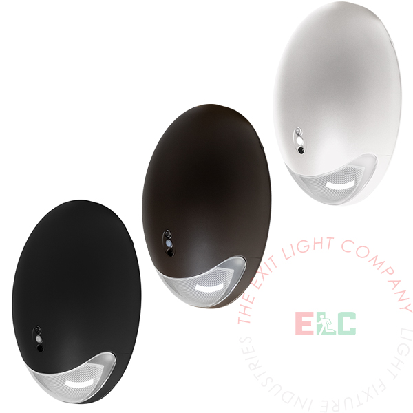 Oval Exterior IP65 1250 Lumens Light | Photocell | Cold -22° - 122°F Light with Emergency Backup