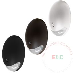 Oval Exterior IP65 1250 Lumens Light | Photocell | Cold -22° - 122°F Light with Emergency Backup