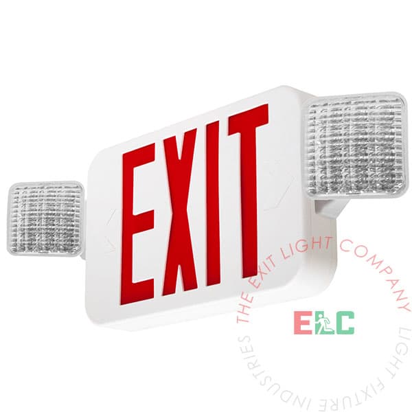 Exit Lights Exit Sign / Emergency Light Combos Exit Light Co.