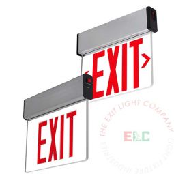 LUMAPRO 35GX01 LUMAPRO ABS LED Exit Sign with Emergency Light 
