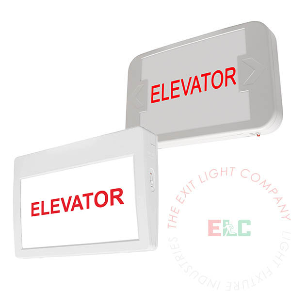 LED Custom Text Sign | Square or Rounded Thermoplastic Housing | Single or Double Sided | ELEVATOR
