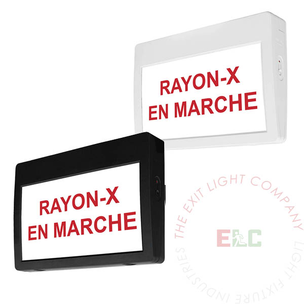 LED Custom Text Sign | Square Thermoplastic Housing | Single or Double Sided | RAYON-X EN MARCHE