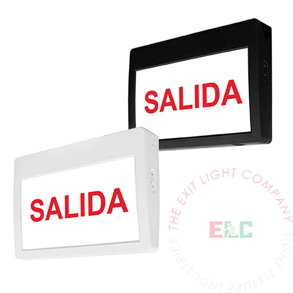 LED Custom Text Sign | Square Thermoplastic Housing | Single or Double Sided | SALIDA