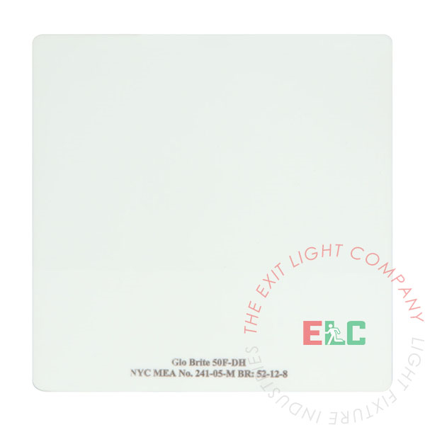 Photoluminescent Safety Egress Tape | 1 Case (50 Pieces of 4" x 4" Die Cut)