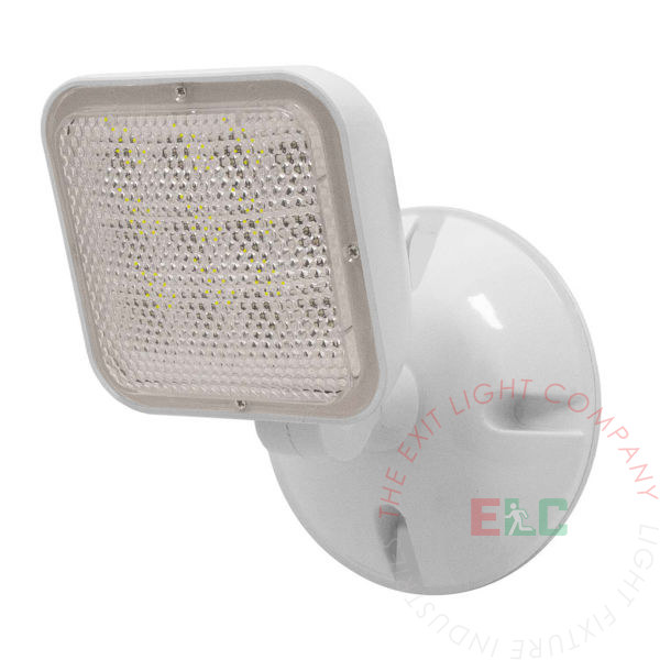 Remote Capable - Thermoplastic ALL LED Two Head Emergency Light