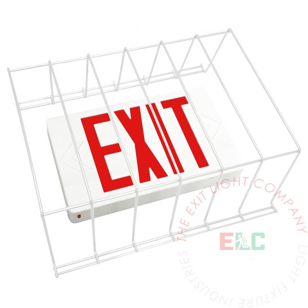 Wire Guard for Exit Signs / Emergency Lights