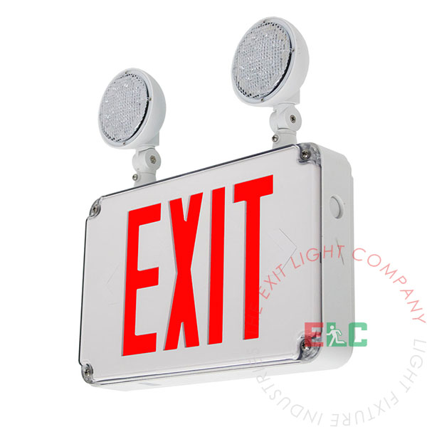 Red Exterior Combo Sign - Strong, Durable - Cold Weather Approved