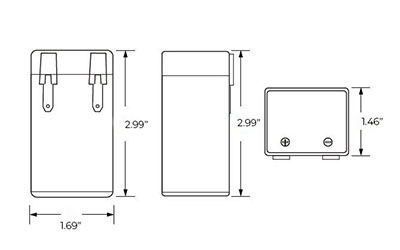 Batterie, 6 Volt, 66 Ah/270A, style OE