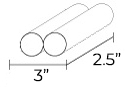 LiFePO4 6.4V 4000mAh Battery Dimensions